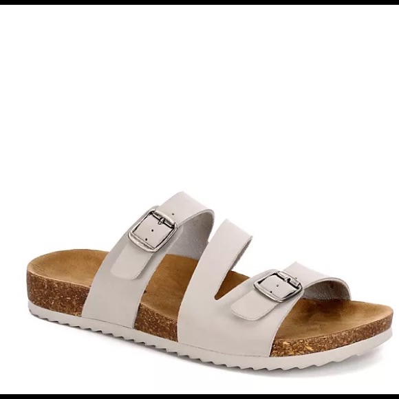 Bjorndal Ellyn Gray Sandals Nwot